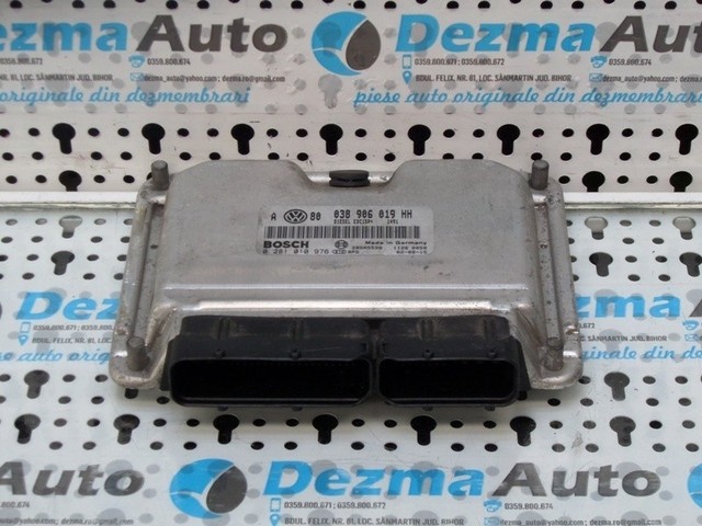 Calculator motor, 038906019HH, Vw Golf 4 (1J1), 1.9 tdi, (id:184278)