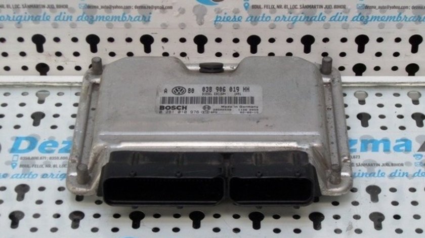 Calculator motor, 038906019HH, Vw Golf 4 (1J1), 1.9 tdi, (id:184278)