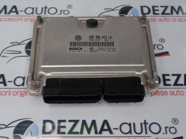 Calculator motor 038906019LA, 0281011217, Skoda Fabia 1 sedan 1.9 tdi