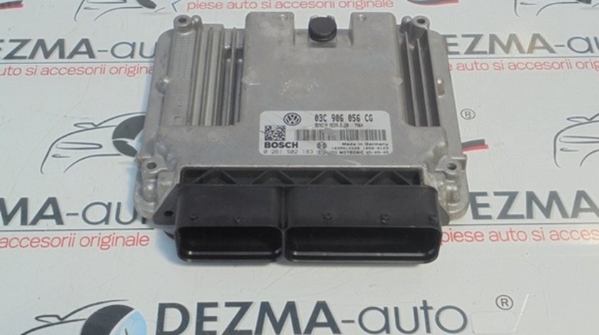 Calculator motor, 03C906056CG, 0261S02183, Skoda Octavia 2, 1.6fsi, BLF