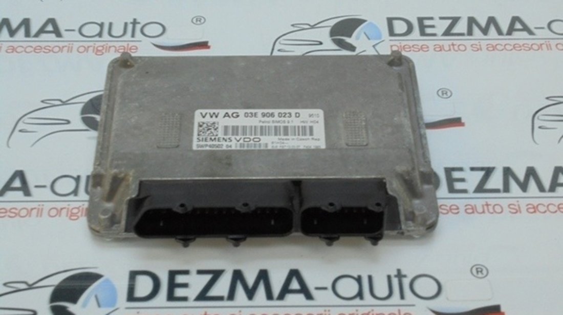 Calculator motor 03E906023D, Skoda Fabia 1, 1.2b, AZQ