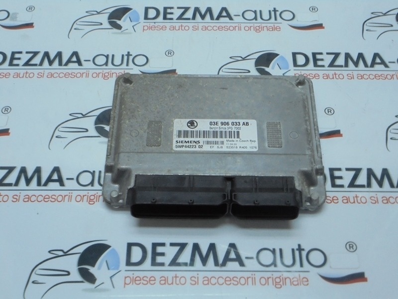 Calculator motor, 03E906033AB, Seat Cordoba (6L2) 1.2 benz (pr:110747)