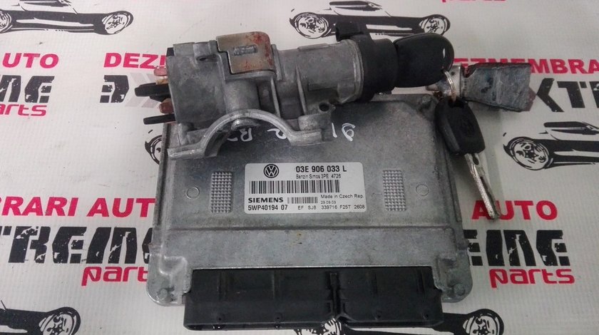calculator motor 03E906033L pentru Volkswagen Polo 9N 1.2 12v tip AZQ