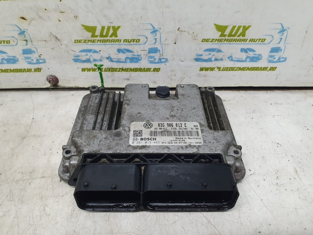 Calculator motor 03g906013e 0281013443 1.9 tdi BLS Skoda Roomster 5J [2006 - 2010]