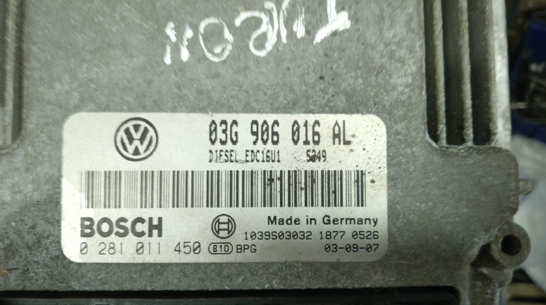Calculator motor 03g906016al Volkswagen VW Touran [2003 - 2006]