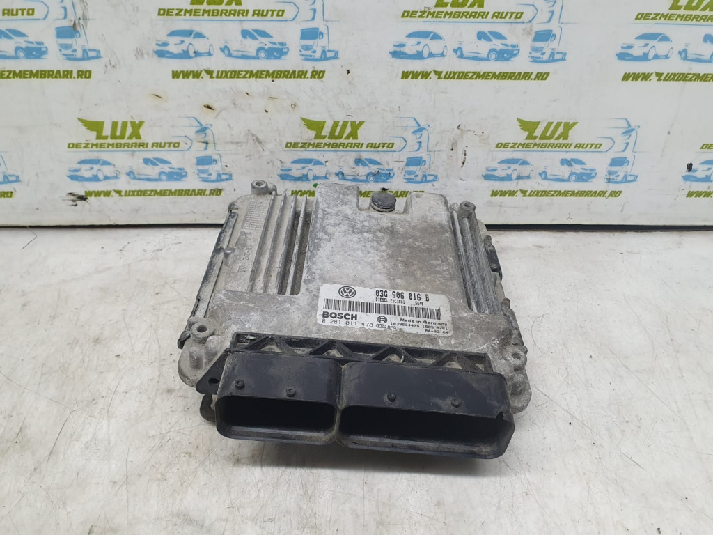 Calculator motor 03g906016b 0281011478 1.9 tdi BKC Volkswagen VW Golf 5 [2003 - 2009]