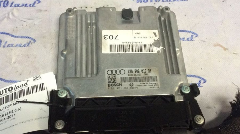 Calculator Motor 03g906016bf 0281011850 2.0 TDI Audi A6 4F2,C6 2004-2011
