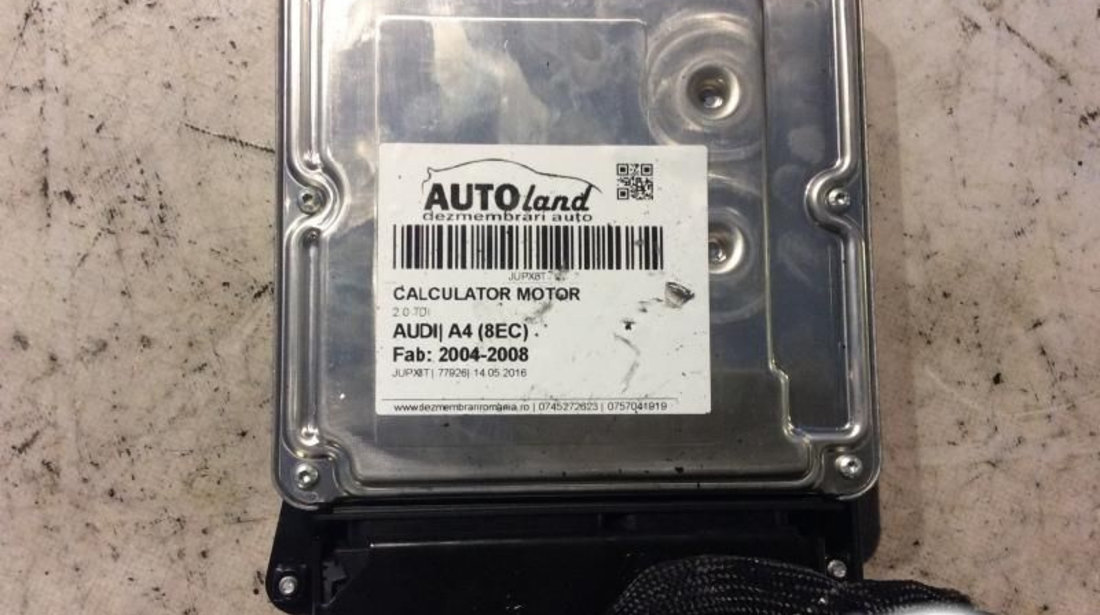 Calculator Motor 03g906016gn 2.0 TDI Audi A4 8EC 2004-2008