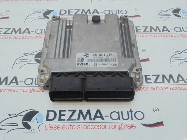 Calculator motor, 03G906016HP, 0281012361, Vw Touran 1.9 tdi, BXJ