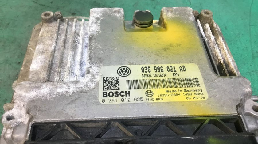 Calculator Motor 03g906021ad 2.0 TDI Volkswagen PASSAT 3C2 2005