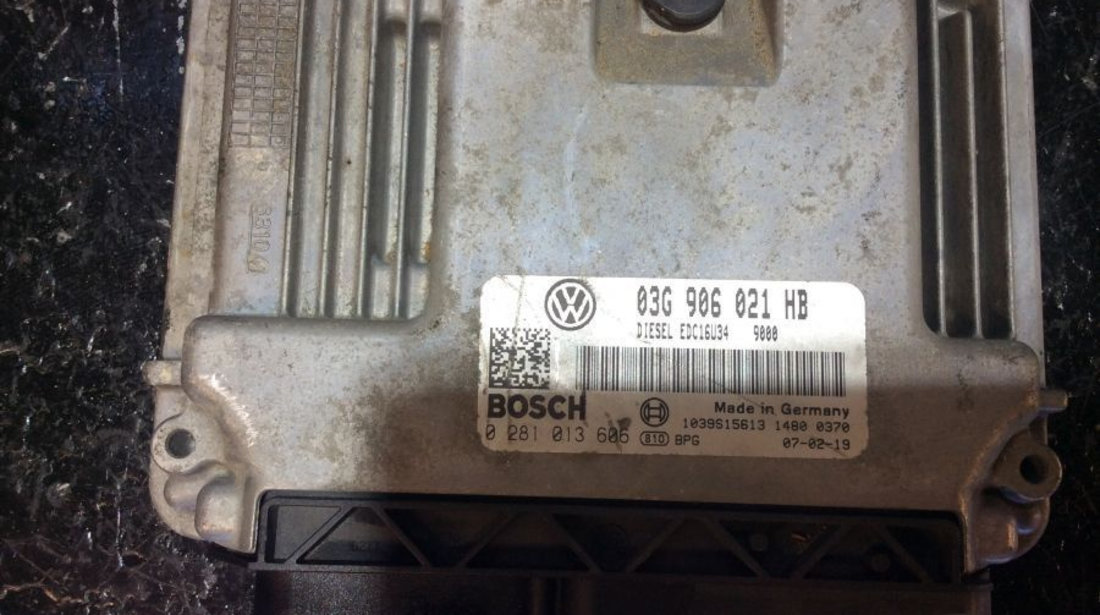 Calculator Motor 03g906021hb 1.9 TDI Bls Volkswagen GOLF V 1K1 2003