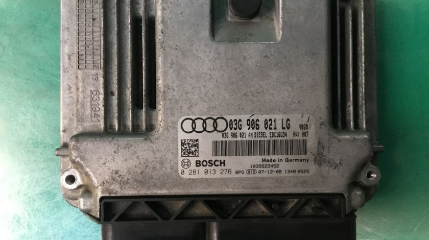 Calculator Motor 03g906021lg 2.0 TDI 0281013276 Audi A3 8P 2003