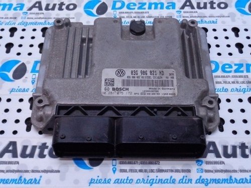 Calculator motor 03G906021ND, 0281015172, Seat Leon (1P1) 1.9 tdi