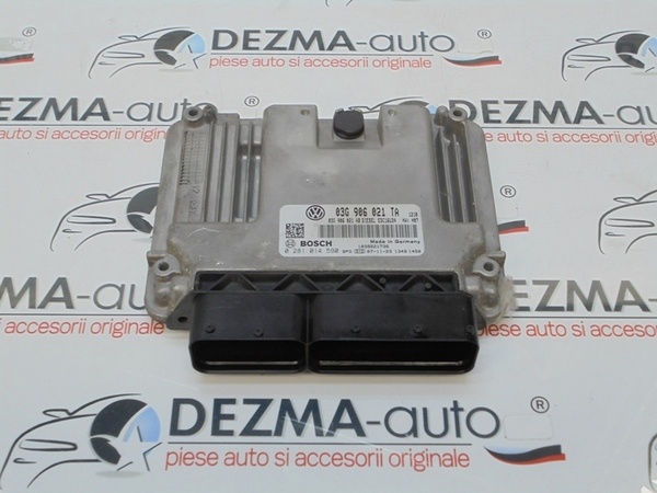 Calculator motor, 03G906021TA, 0281014590, Skoda Octavia 2, 2.0tdi, BMM
