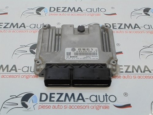 Calculator motor, 03G906021TA, 0281014590, Skoda Octavia 2, 2.0tdi, BMM