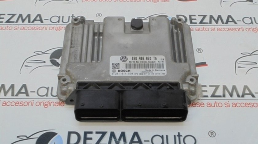 Calculator motor, 03G906021TA, 0281014590, Vw Passat (3C) 2.0tdi, BMP