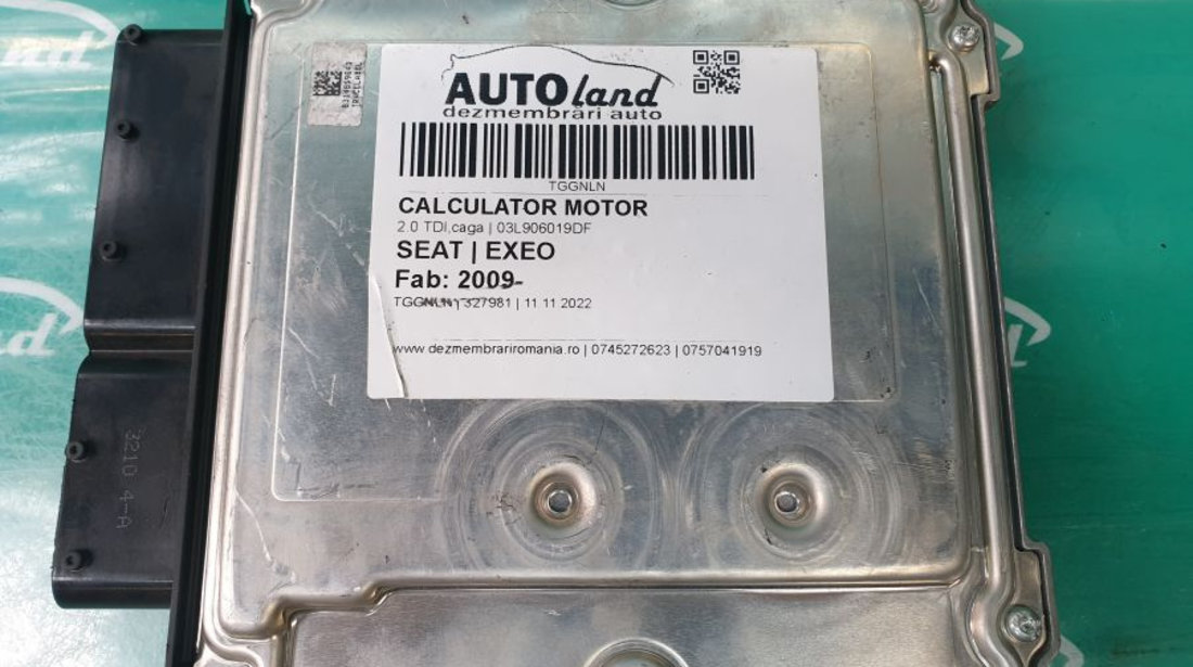 Calculator Motor 03l906019df 2.0 TDI,caga Seat EXEO 2009