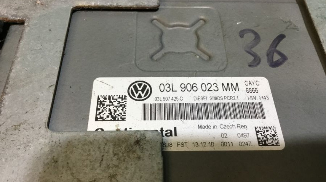 Calculator Motor 03l906023mm 1.6 TDI Volkswagen GOLF VI 2008