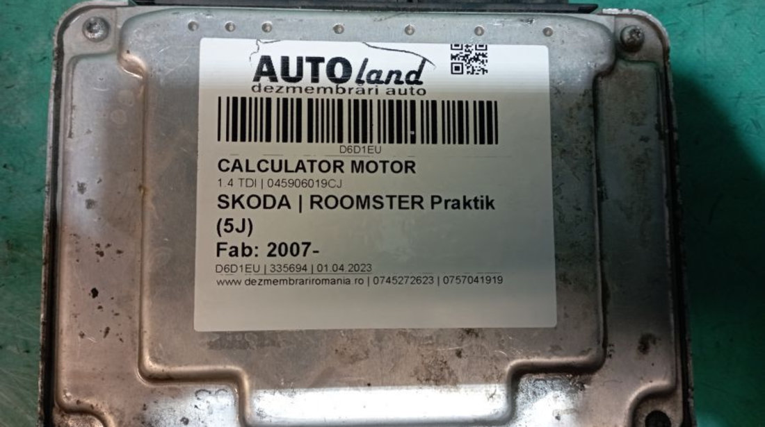 Calculator Motor 045906019cj 1.4 TDI Skoda ROOMSTER Praktik 5J 2007