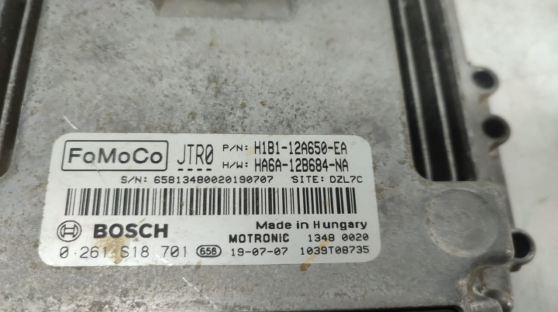 Calculator motor 1.0 ecoboost M1JU Ford EcoSport 2 [facelift] [2017 - 2020]