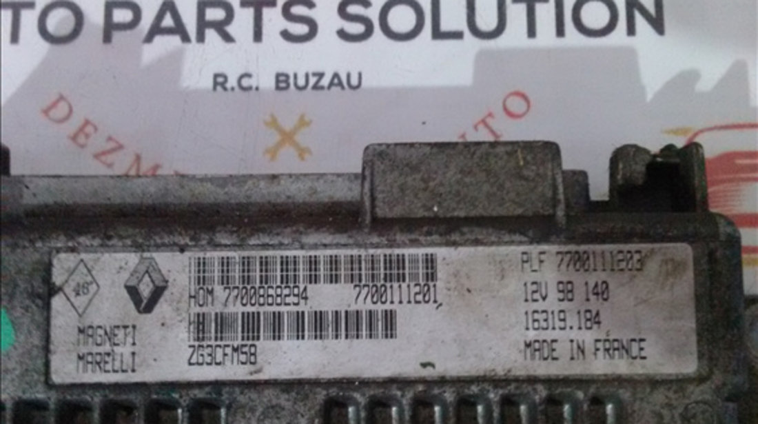 Calculator motor 1.2 B RENAULT CLIO 2 2004-2008