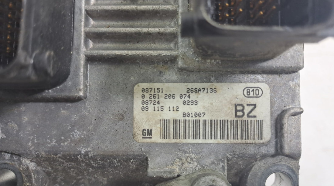 Calculator motor 1.2 benzina Z12XE 0261206074 Opel Astra G [1998 - 2009]