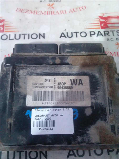Calculator motor 1.2B CHEVROLET AVEO an fabr. 2007