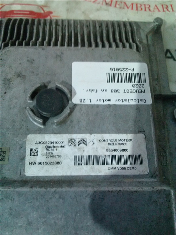 Calculator motor 1.2B PEUGEOT 308 an fabr. 2020
