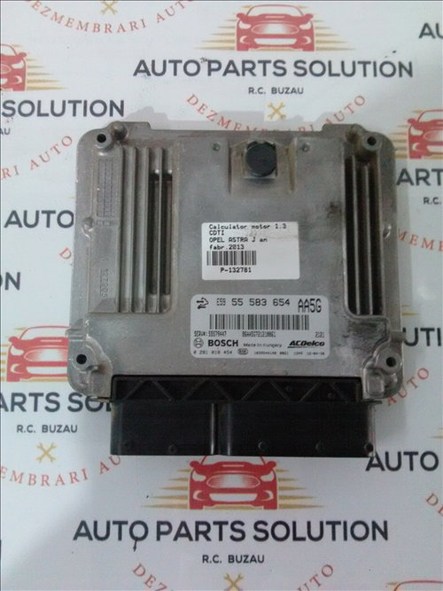 Calculator motor 1.3 CDTI OPEL ASTRA J an fabr.2013