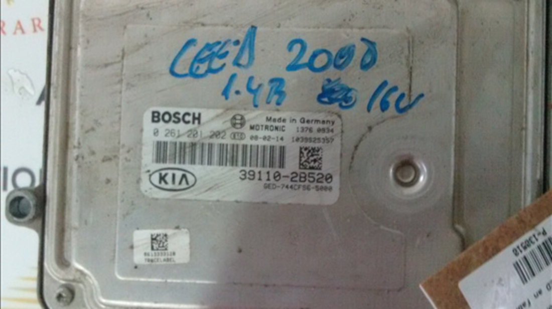 Calculator motor 1.4 B KIA CEED 2008