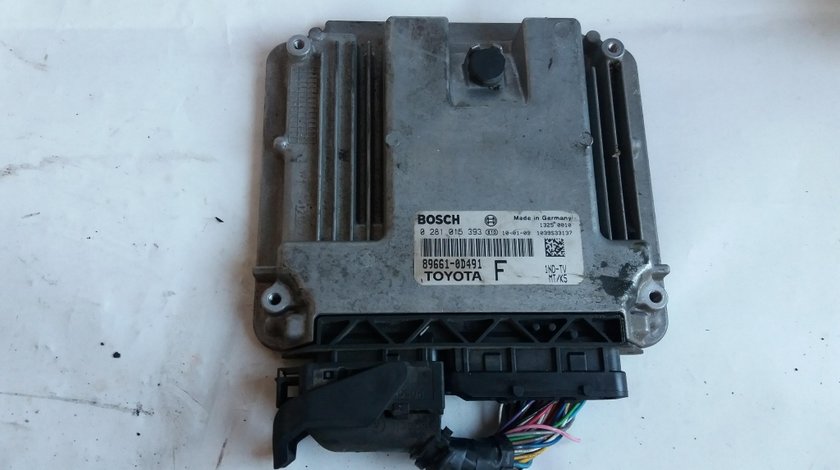 Calculator motor 1.4 d toyota yaris p13 1nd-tv 0281015393 89661-0d491f