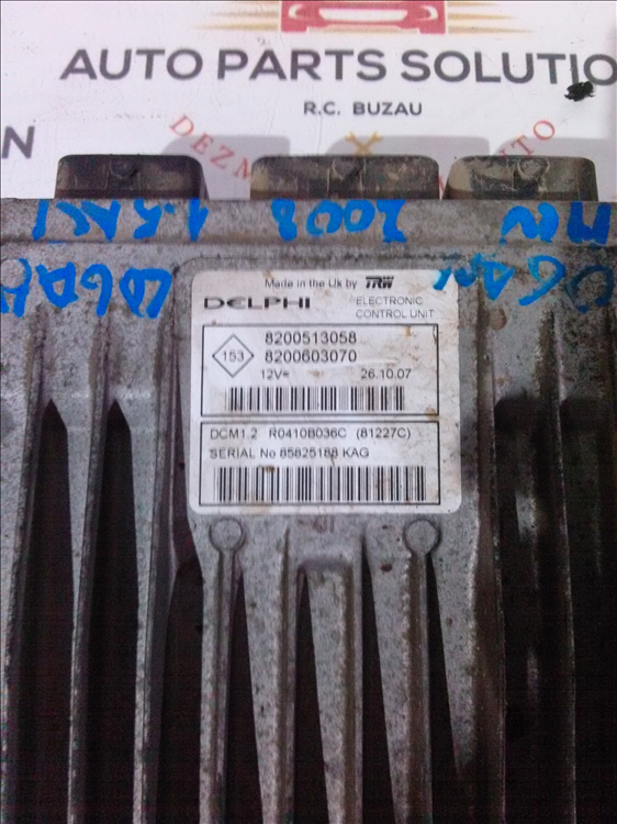 Calculator motor 1.5 DCI DACIA MCV an fabr.2008