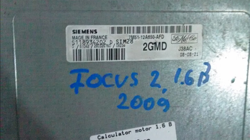 Calculator motor 1.6 B FORD FOCUS 2 2004-2010