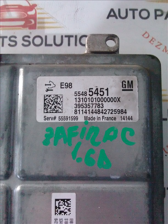 Calculator motor 1.6 CDTI OPEL ZAFIRA C an fabr.2014