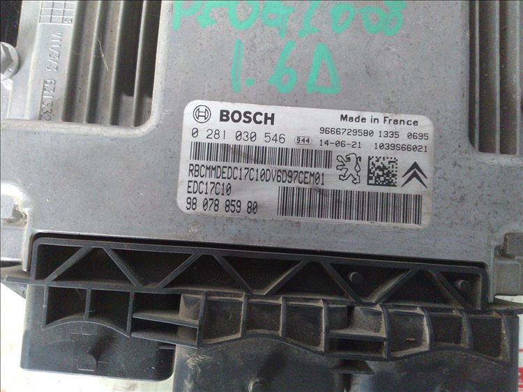 Calculator motor 1.6 d PEUGEOT 2008
