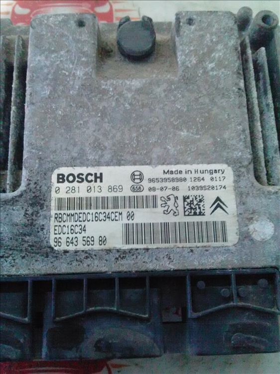 Calculator motor 1.6 HDI PEUGEOT EXPERT an fabr.2010