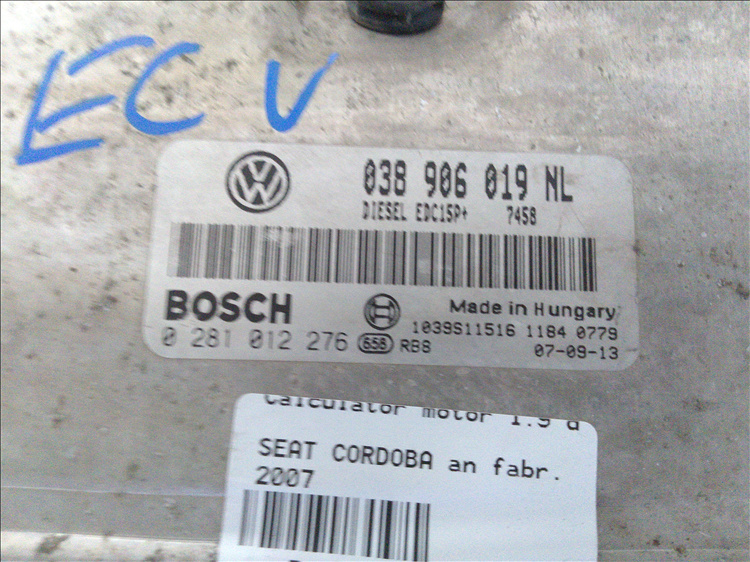 Calculator motor 1.9 d SEAT CORDOBA an fabr. 2007