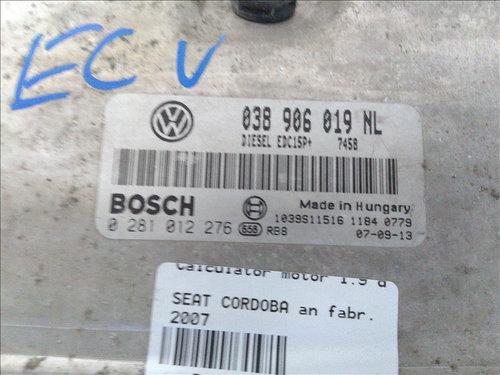 Calculator motor 1.9 d SEAT CORDOBA an fabr. 2007
