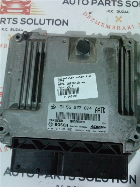Calculator motor 2.0 CDTI OPEL INSIGNIA an fabr.2011
