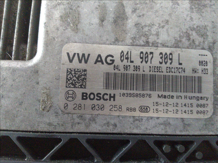 Calculator motor 2.0 d AUDI A4 B9 an fabr. 2017