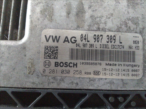 Calculator motor 2.0 d AUDI A4 B9 an fabr. 2017