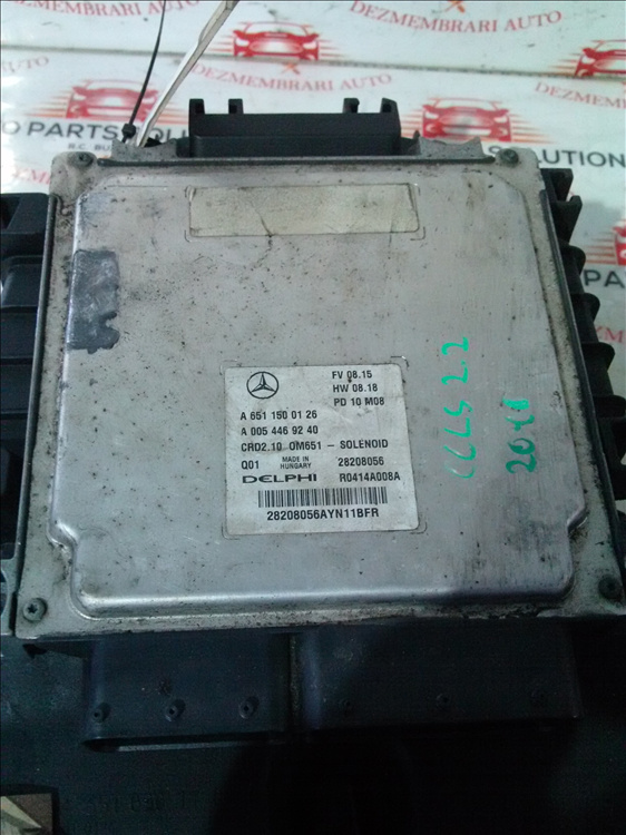 Calculator motor 2.2d MERCEDES-BENZ C CLASS an fabr. 2010