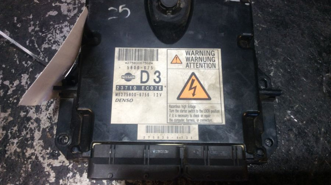 Calculator Motor 23710ec07e 2.5 Diesel / 5800675 Nissan NAVARA D40 2004