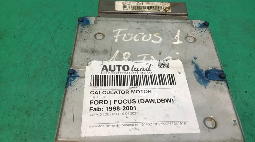 Calculator Motor 2s4a12a650mb 1.8 TDCI Ford FOCUS DAW,DBW 1998-2001