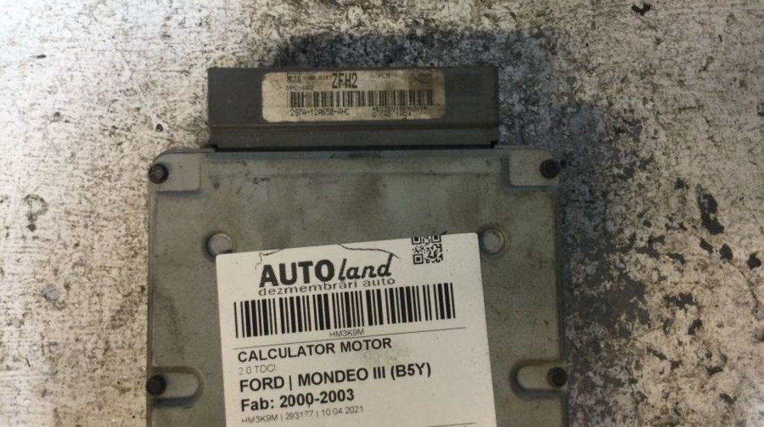 Calculator Motor 2s7a12a650 Ahc 2.0 TDCI Ford MONDEO III B5Y 2000-2003