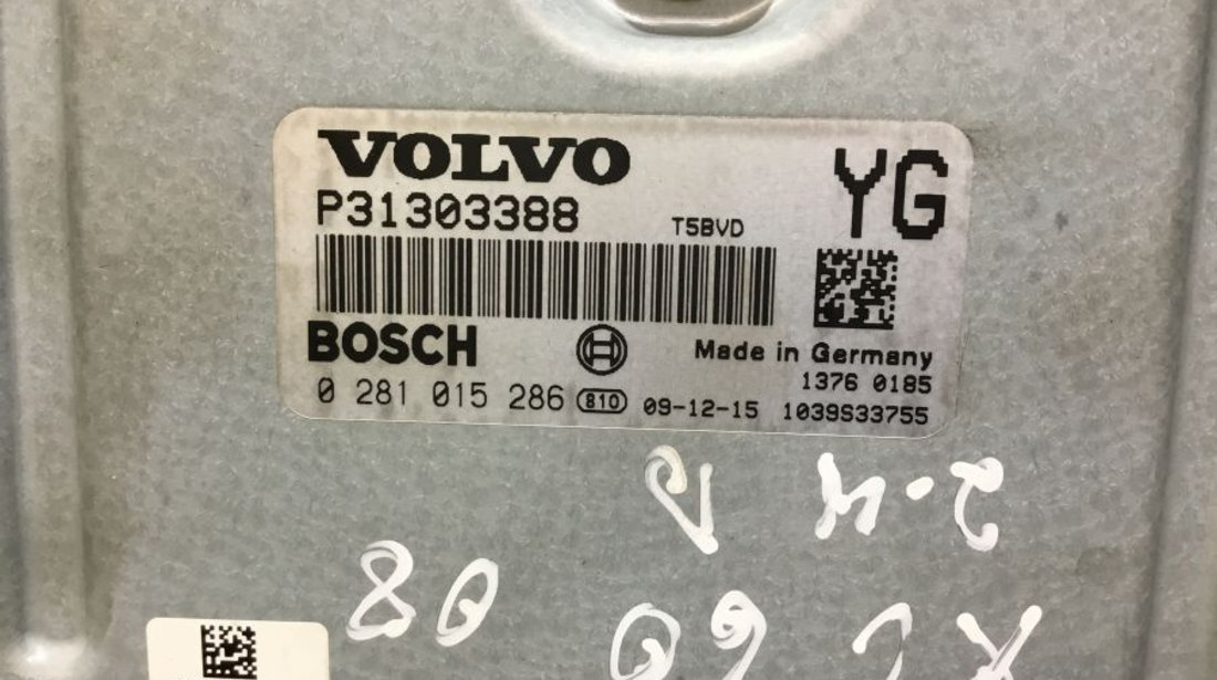 Calculator Motor 31303388 2.4 Diesel 0281015286 Volvo XC60 2008