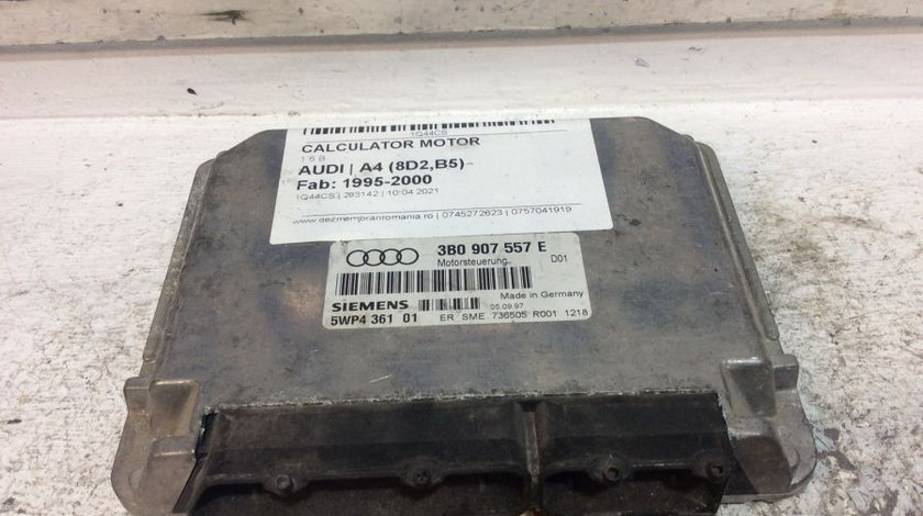 Calculator Motor 3b0907557e 1.6 B Audi A4 8D2,B5 1995-2000