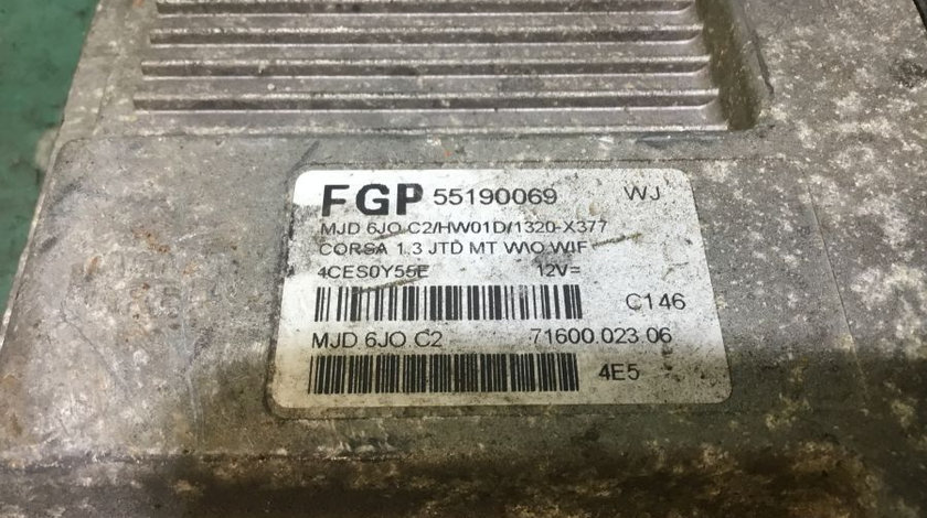 Calculator Motor 55190069 1,3 CDTI Opel CORSA C F08,F68 2000