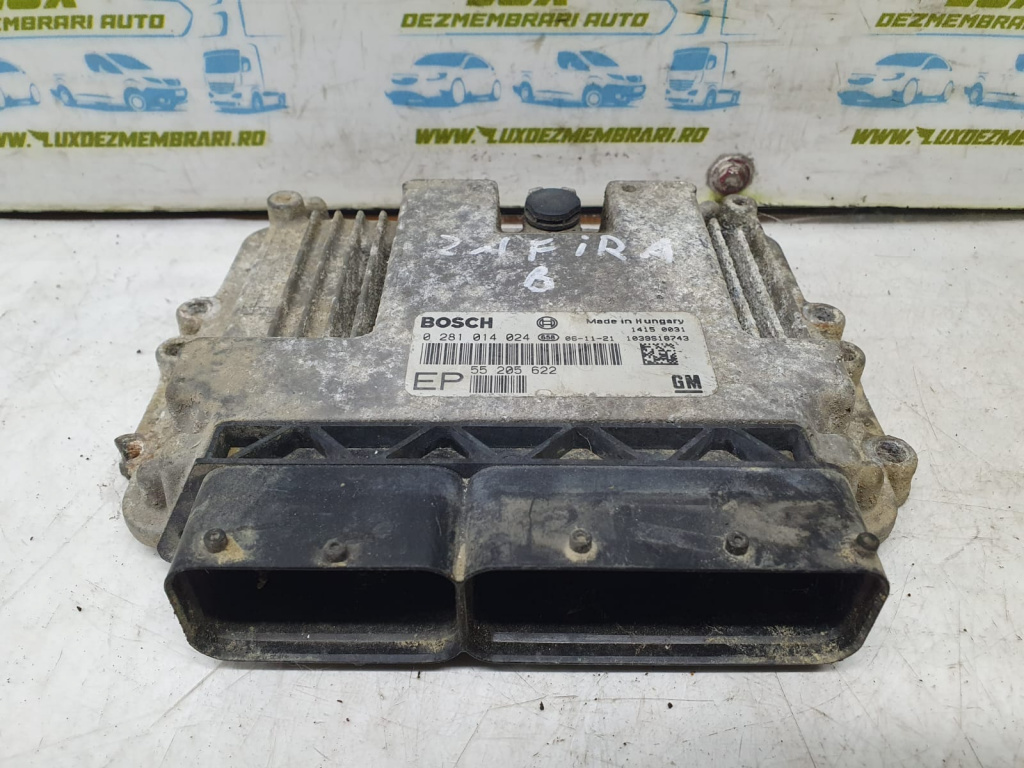 Calculator motor 55205622 0281014024 1.9 cdti Z19DT Opel Zafira B [2005 - 2010]