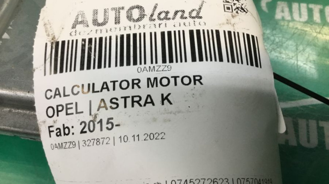 Calculator Motor 55496077 Opel ASTRA K 2015